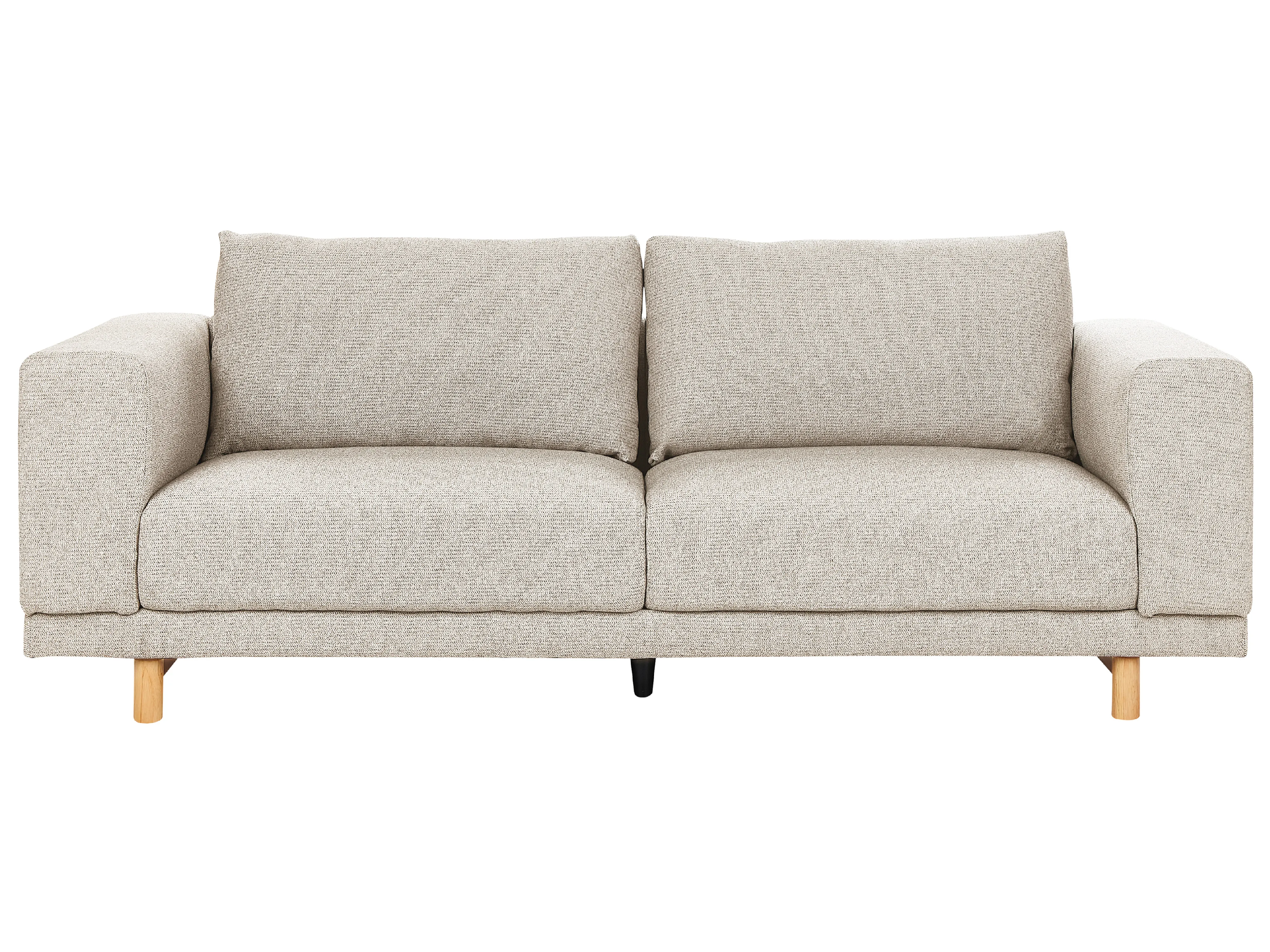 Sofa 3 Seater NIVALA Fabric Light Beige