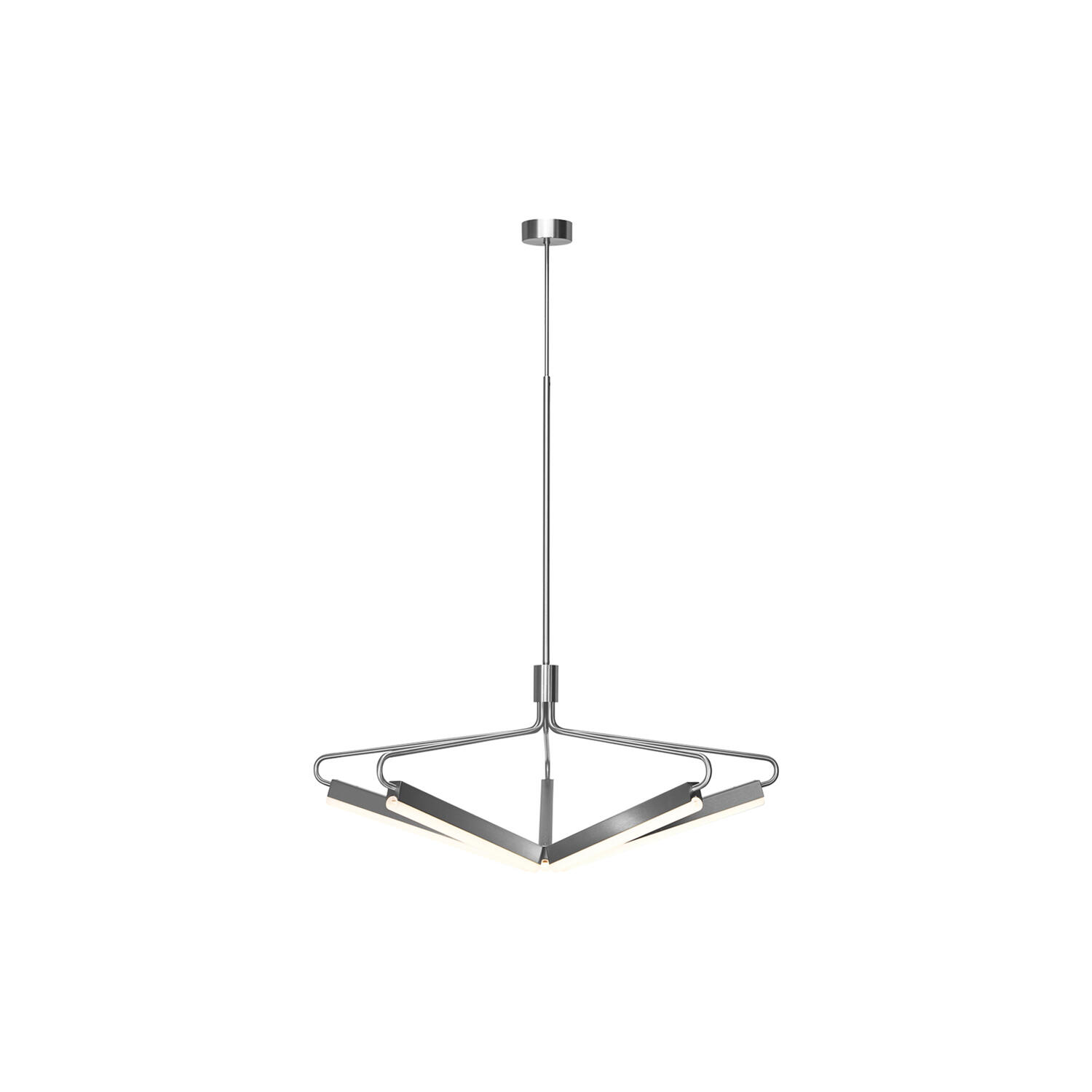 Angel 5 500 Wide Chandelier, steel
