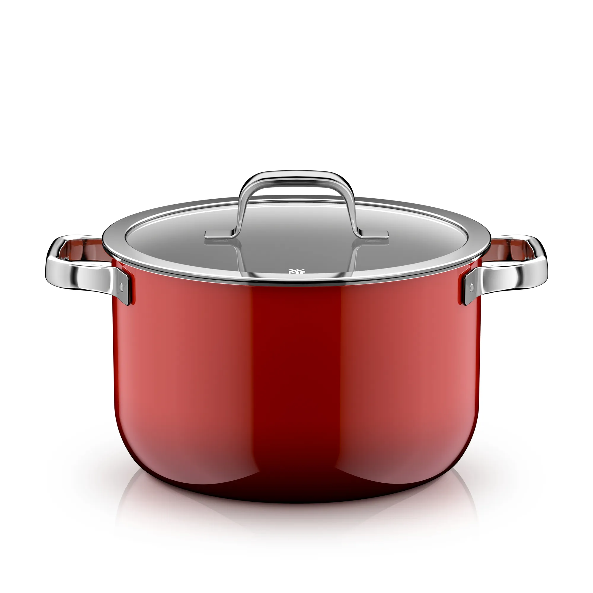 Fusiontec Mineral Pro, Soup Pot With Lid, 24 cm, Passion Red