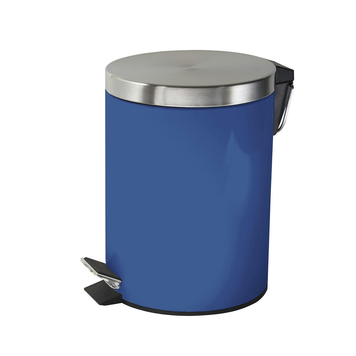 NEPTUNE - Poubelle à pédale 5L en métal bleu