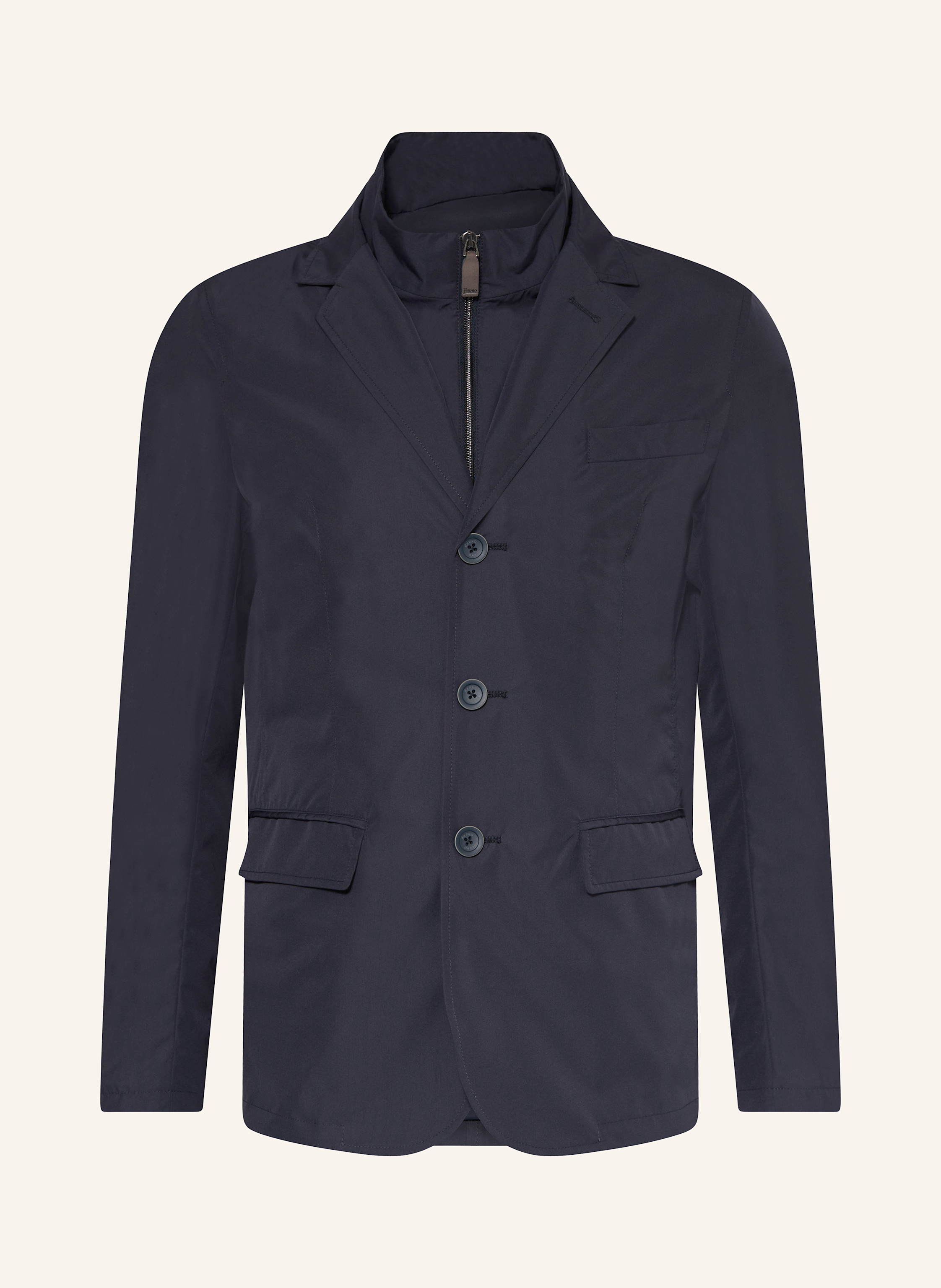 HERNO Sakko Slim Fit mit herausnehmbarer Blende