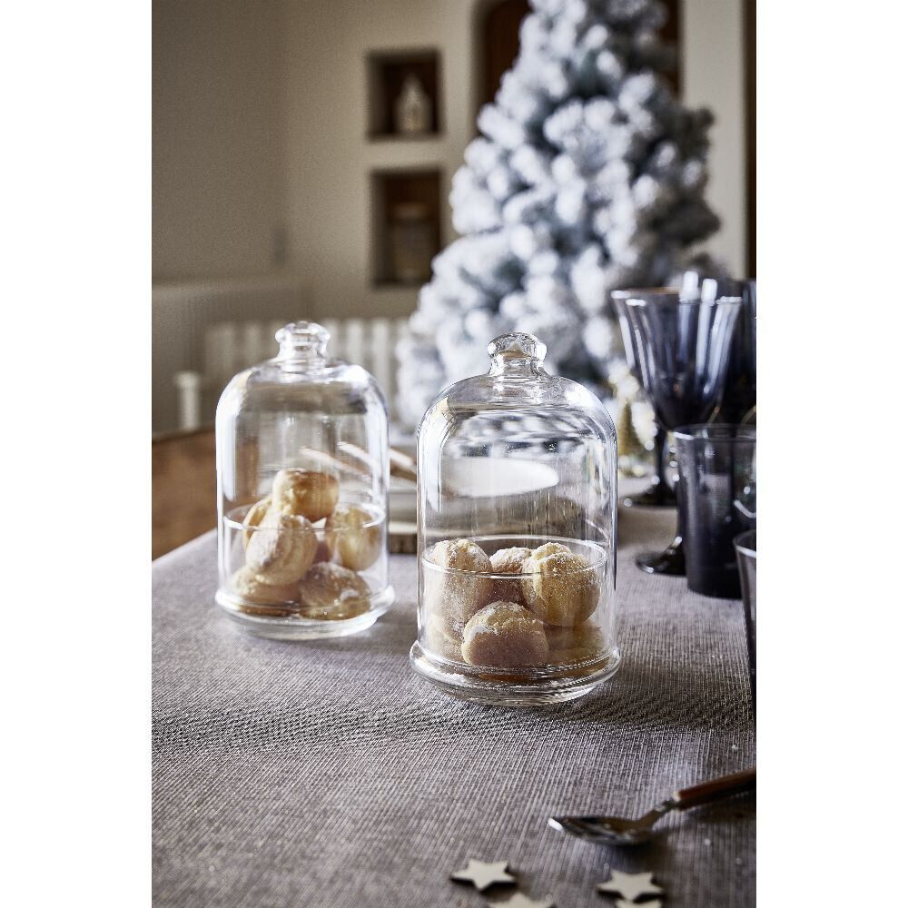 Présentoir pâtisserie sous cloche verre transparent