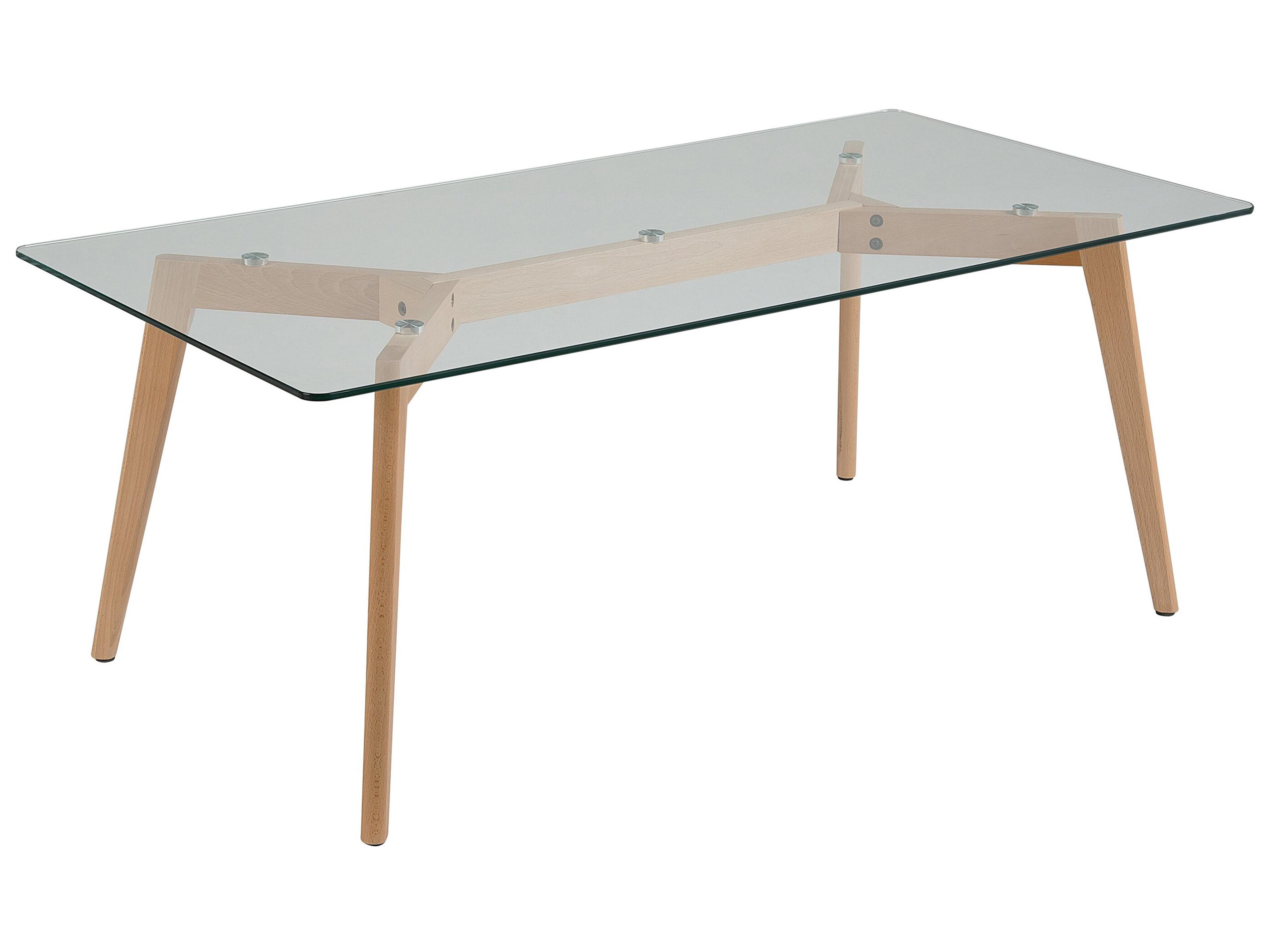 Coffee Table HUDSON Glass Transparent