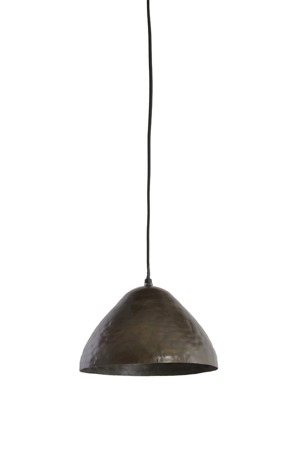 Light & Living hanglamp ELIMO - bruin - Ø25x15cm