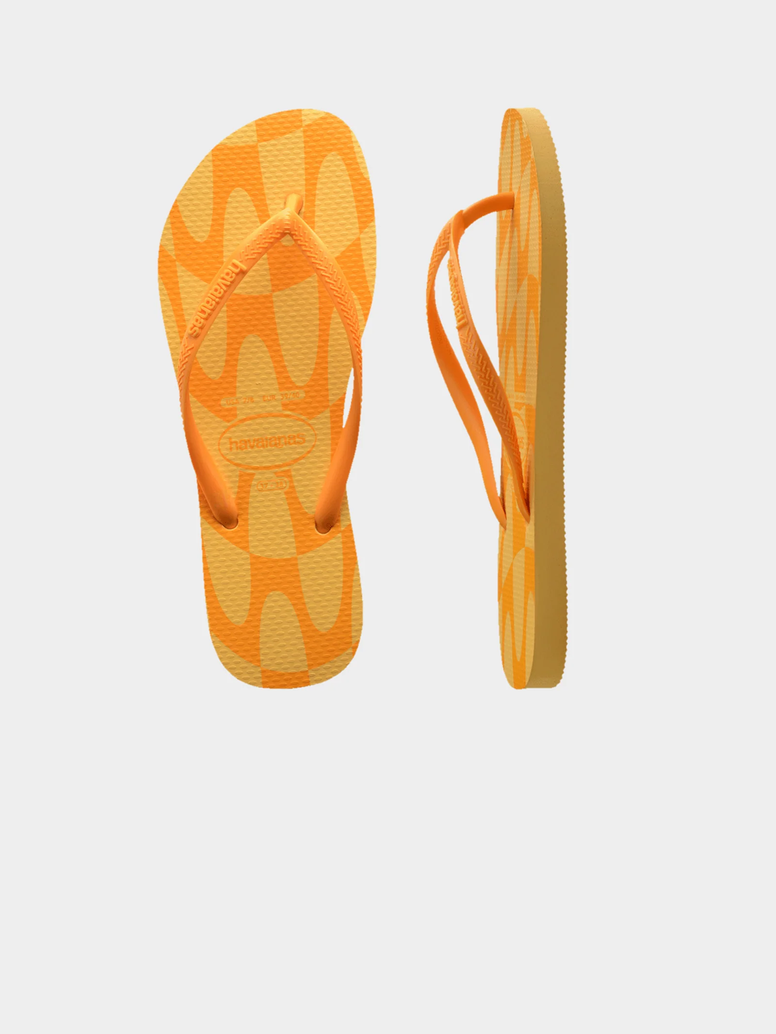Unisex Slim Distorted Wave Thongs