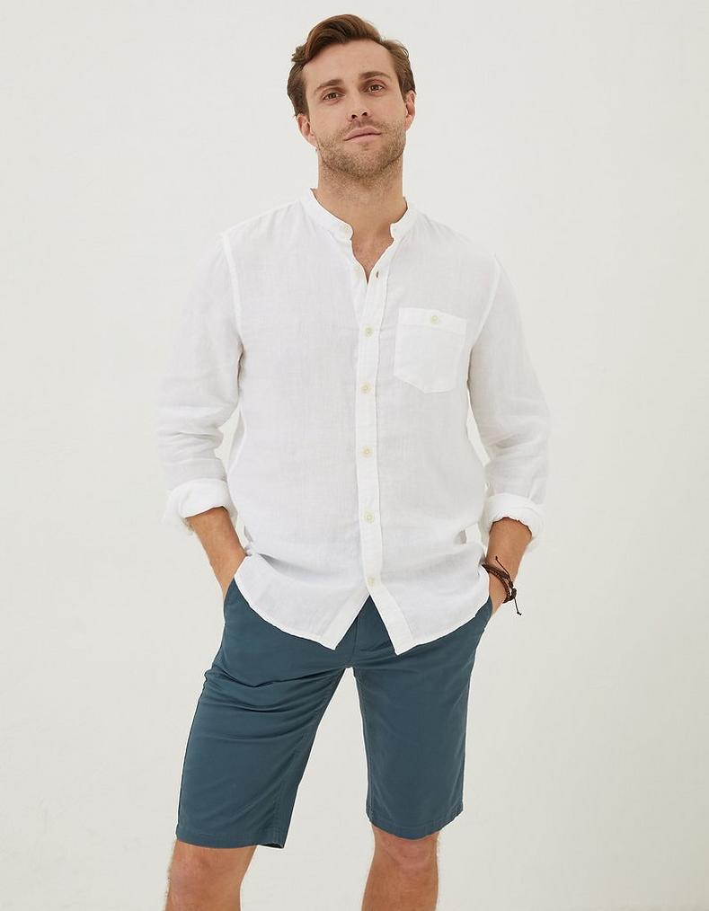Linen Grandad Shirt