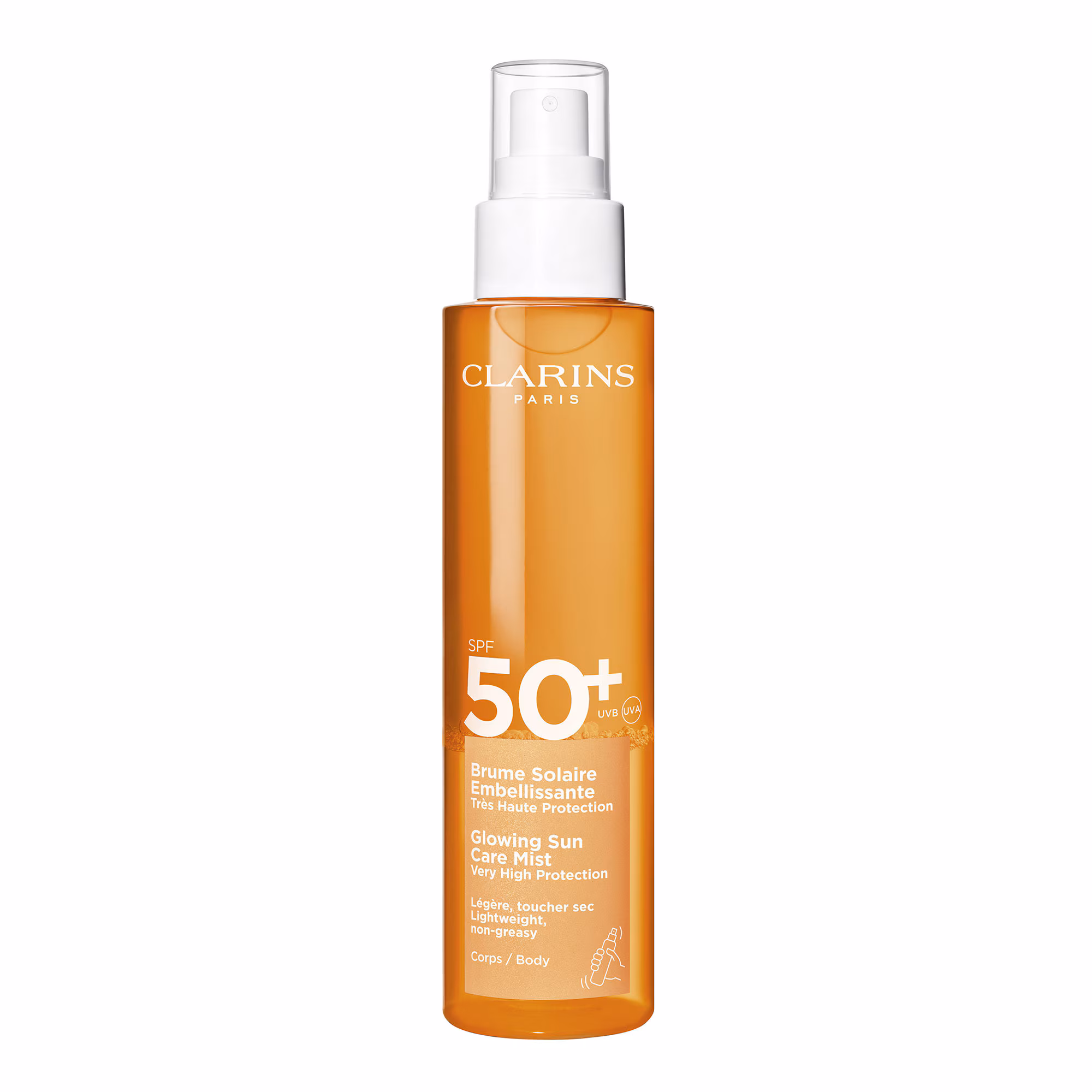 SUNCAREBrume solaire embellissante très haute protection corps spf50+