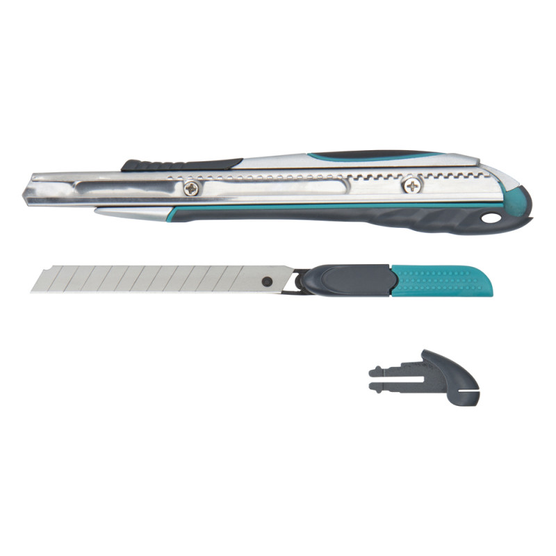 Cutter 2-en-1 à lame sécable 9 mm WOLFCRAFT