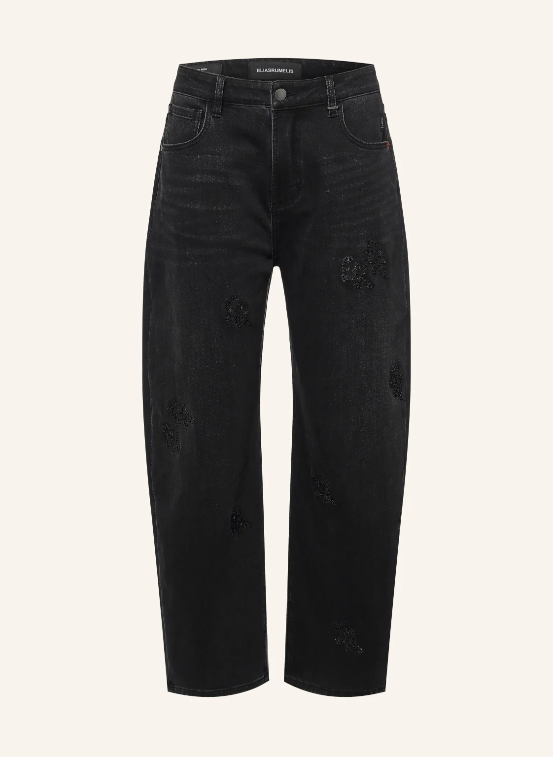 ELIAS RUMELIS Barrel Jeans YOANA SPECIAL mit Schmucksteinen