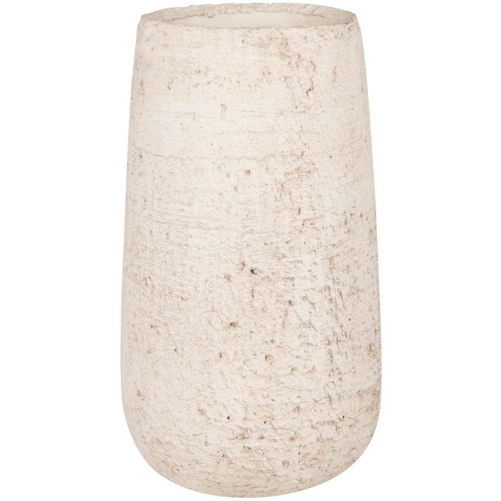 - Vase en terre cuite gris chiné H25