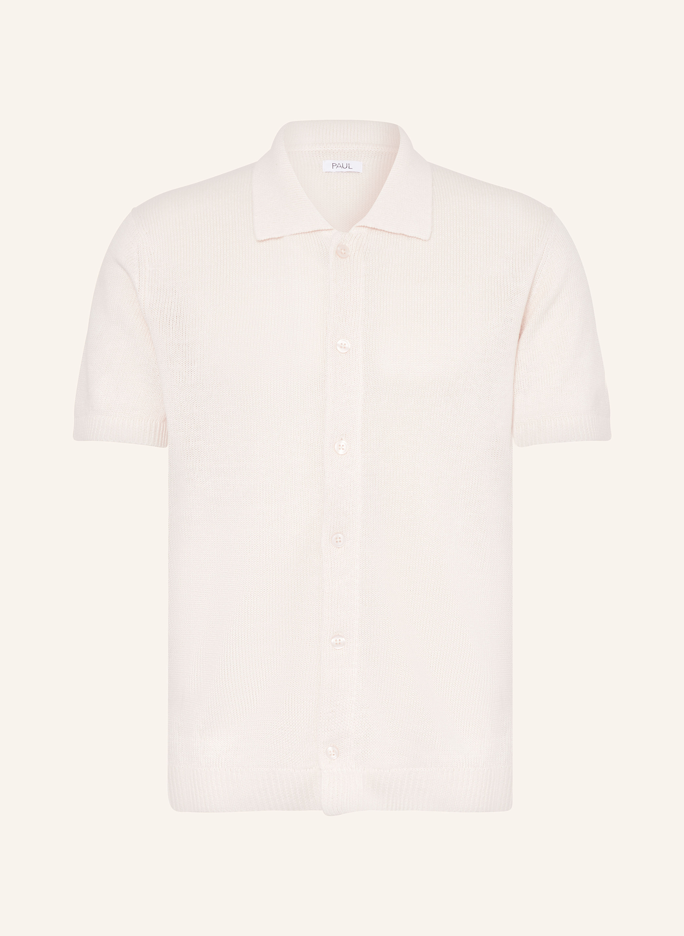 PAUL Strickhemd Comfort Fit aus Leinen