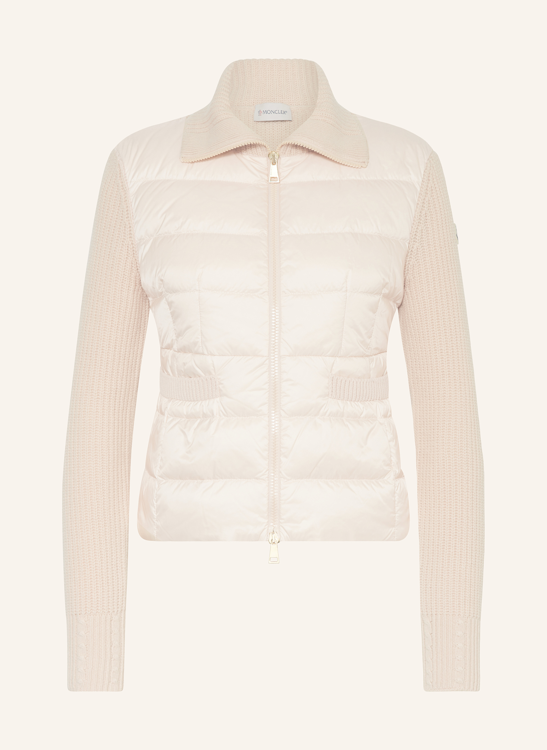 MONCLER Daunenjacke im Materialmix