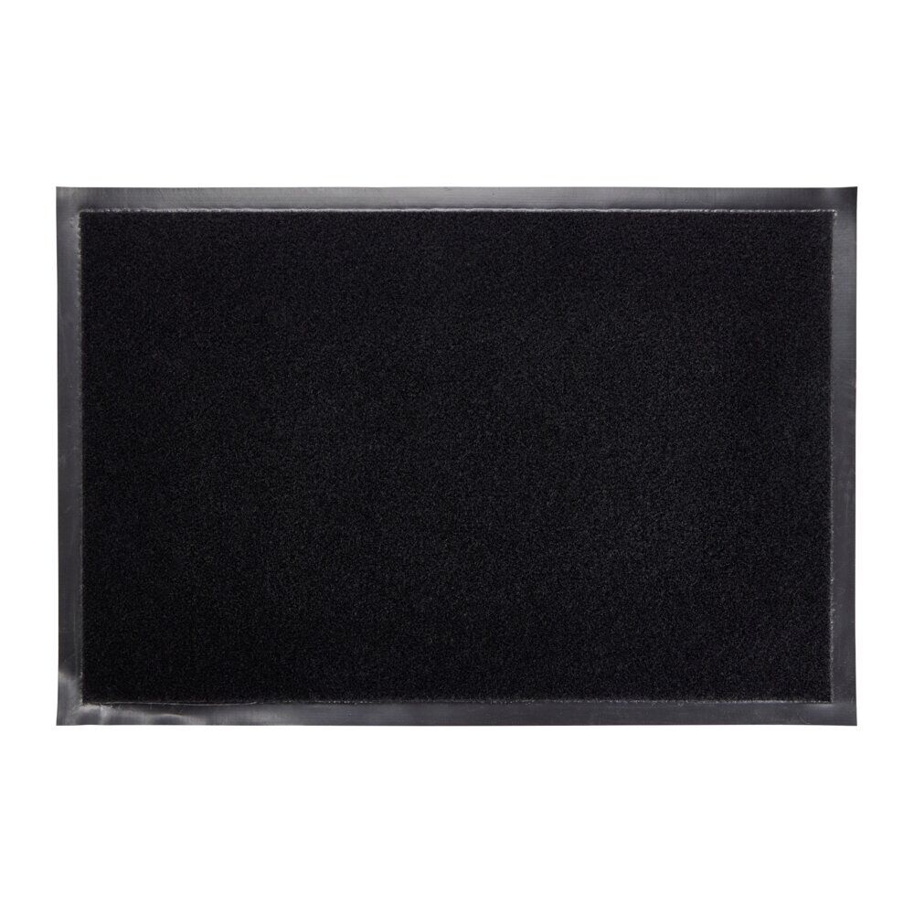 Tapis d'entrée rectangulaire antidérapant absorbant polyester et PVC (3 modèles)