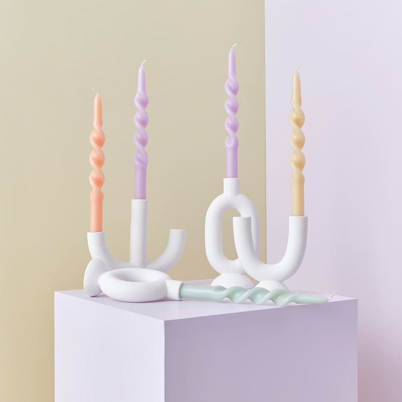 Goldie Lemon Taper Candles 3 Pack