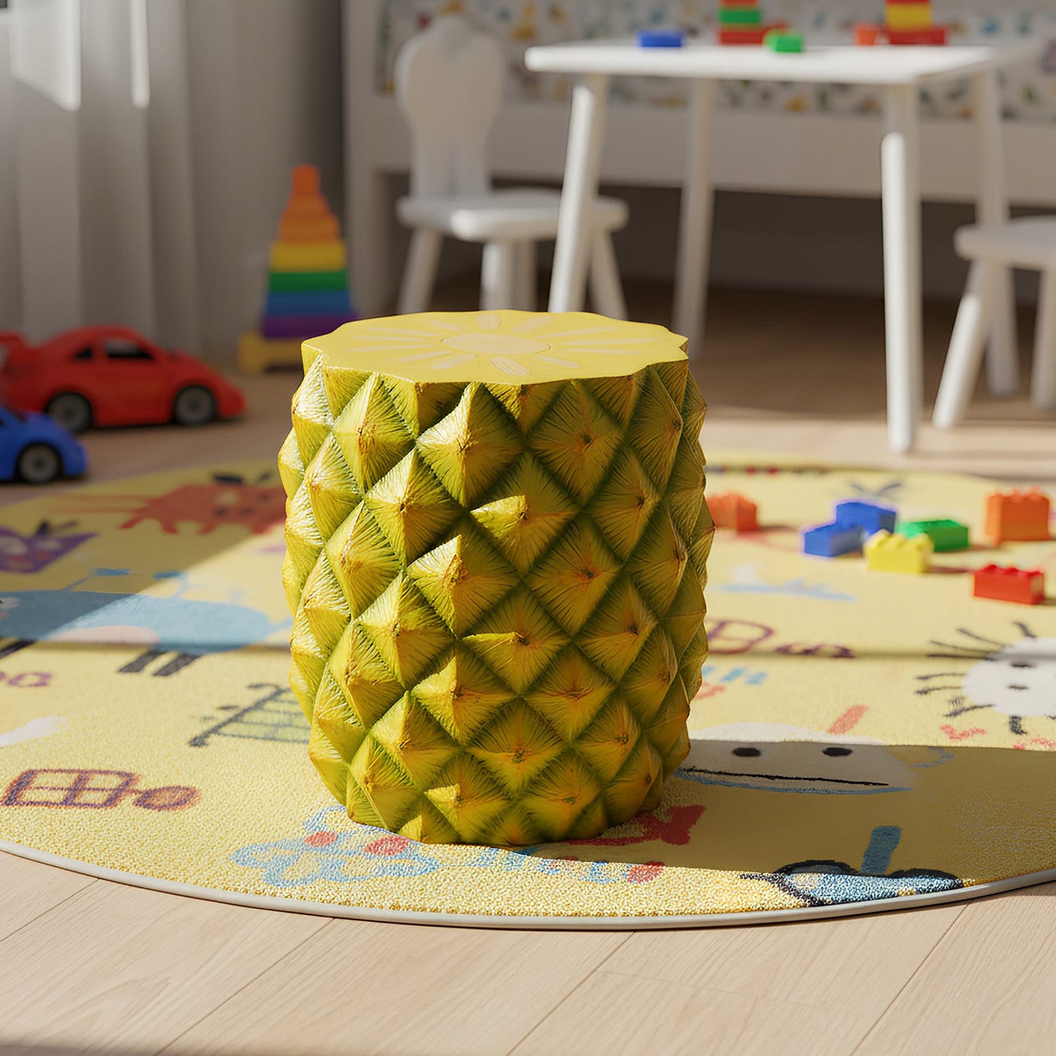 Sgabello decorativo ananas 42 cm