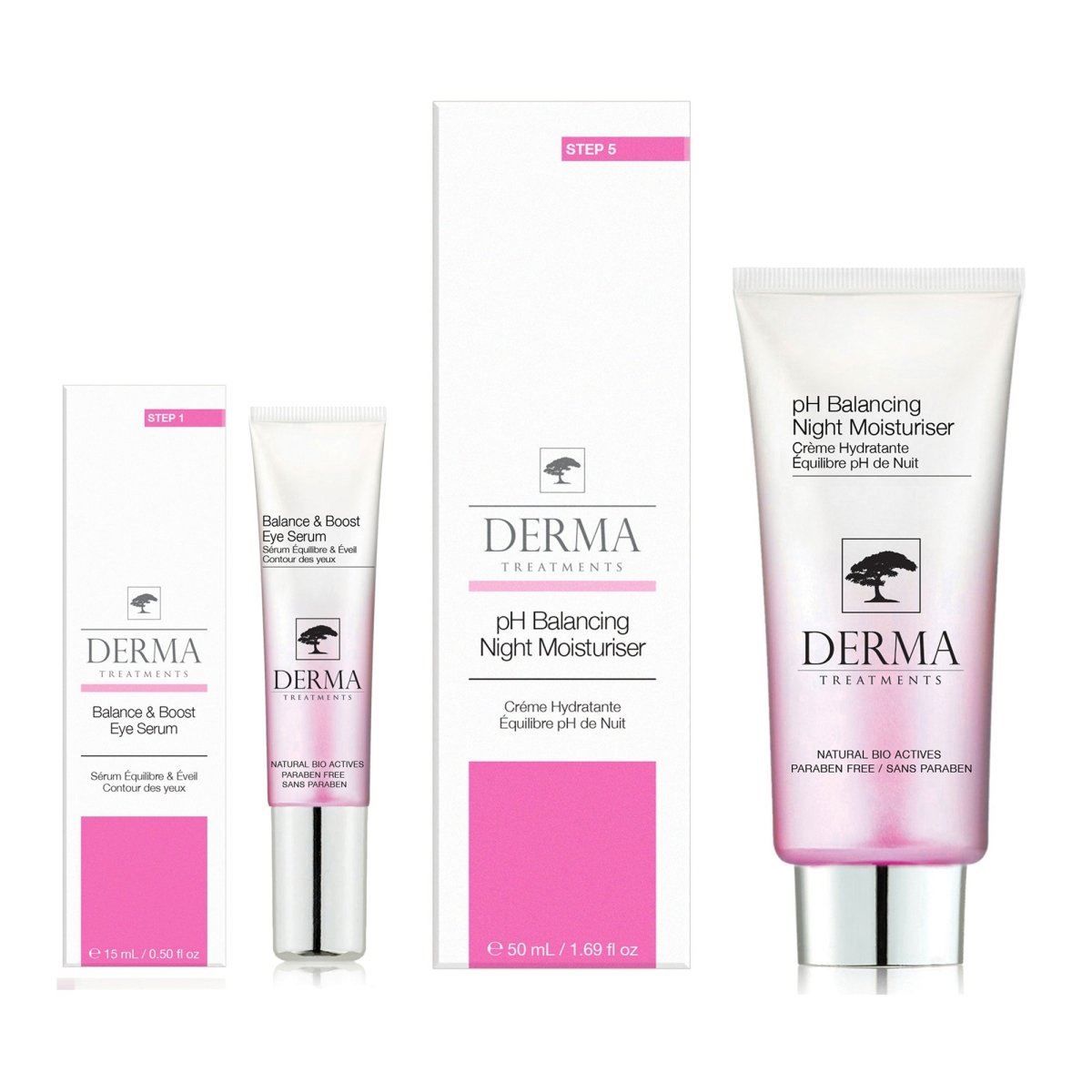 Derma Treatments pH Balancing Anti-Ageing Night Kit