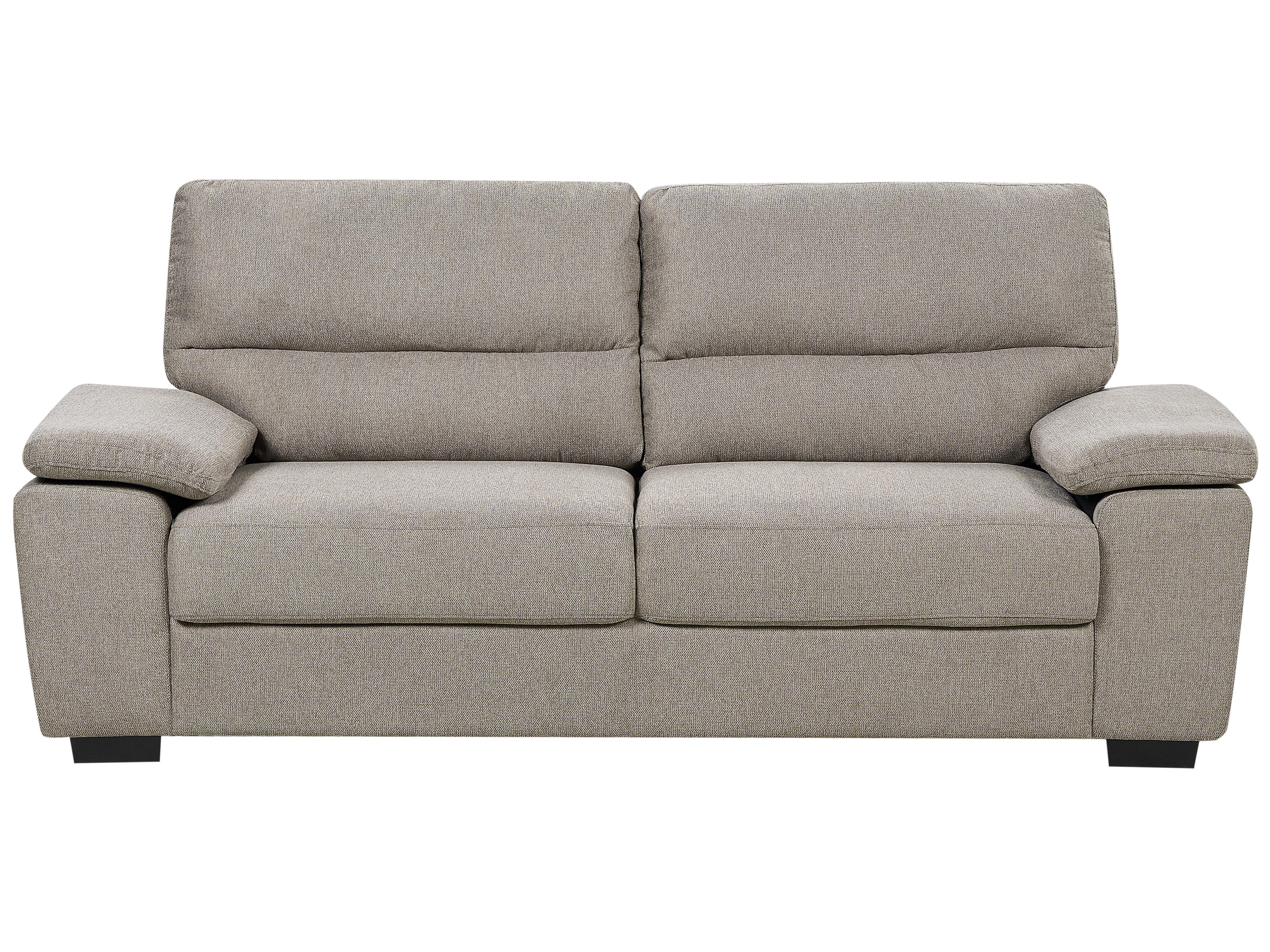 Sofa 2 Seater VOGAR Fabric Light Brown