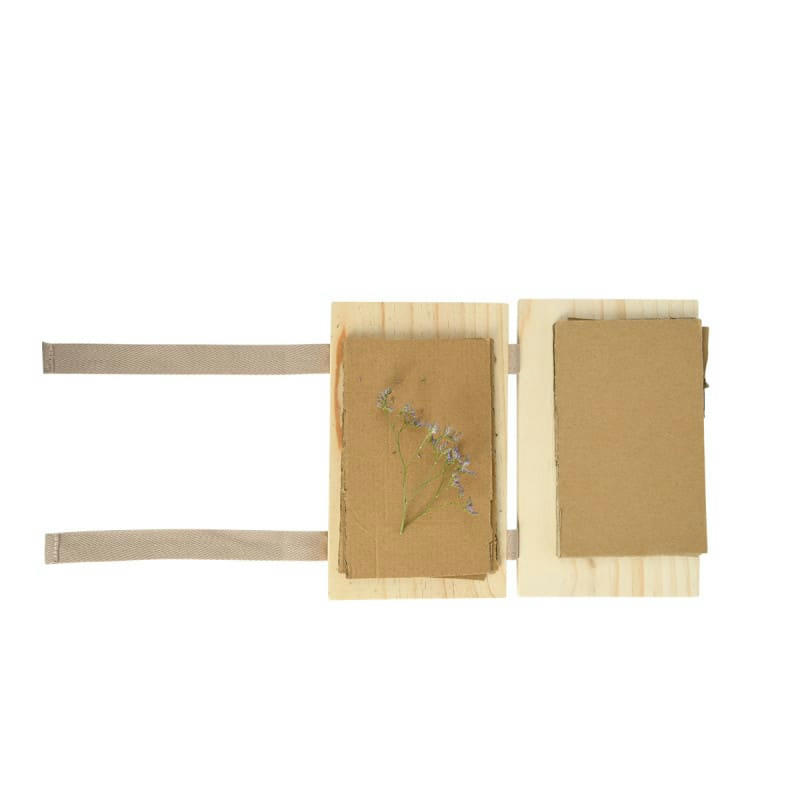 - Presse fleurs et herbes avec cordes