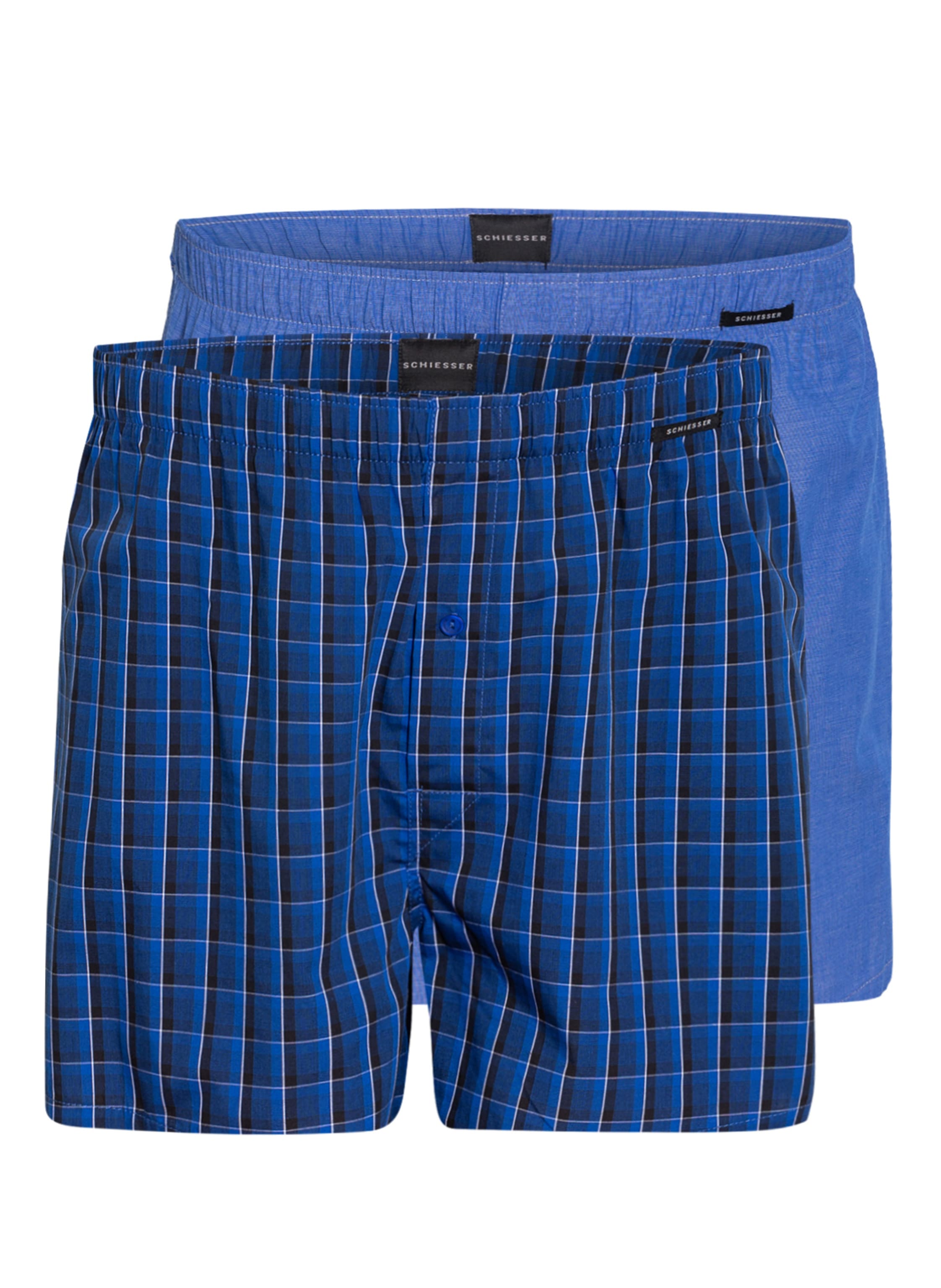 SCHIESSER 2er-Pack Web-Boxershorts