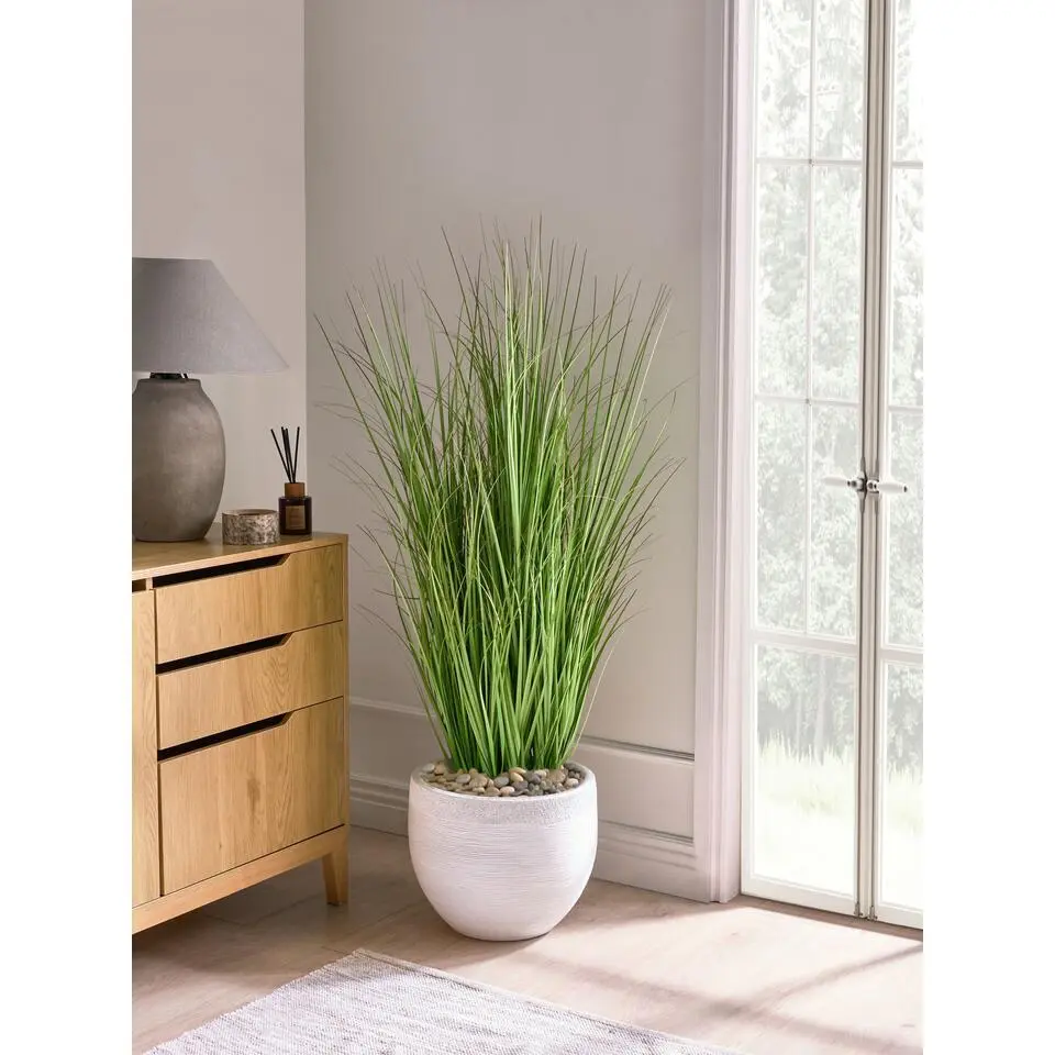 GRASS - Kunstplant - Groen - 120 cm - Synthetisch materiaal