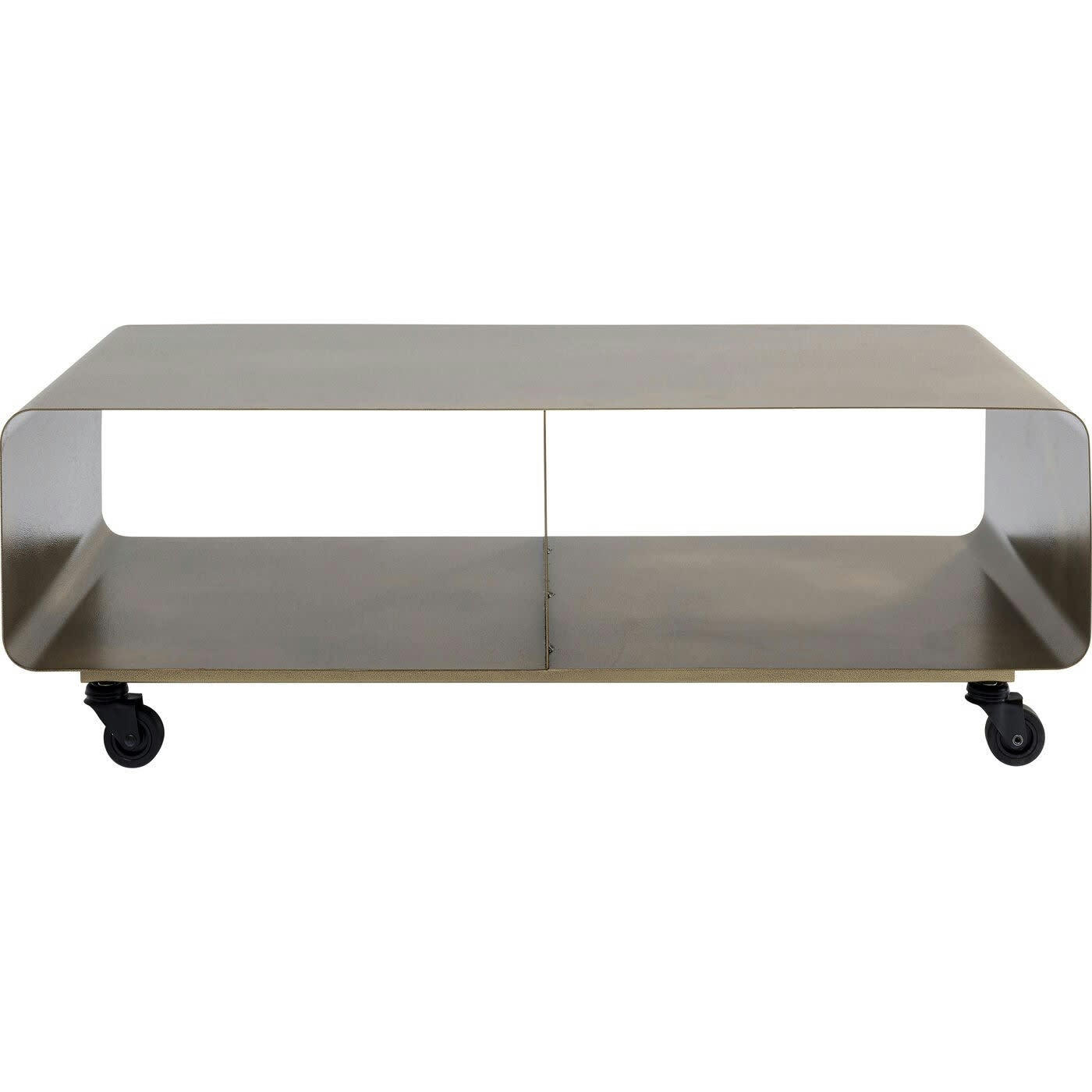 LOUNGE - Meuble TV en acier bronze