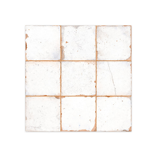 Carrelage Vintage Blanc 33x33x0,95 cm Castelia - Mur intérieur (vendu par carton de 1,09 m²) - RO'MA CARRELAGE