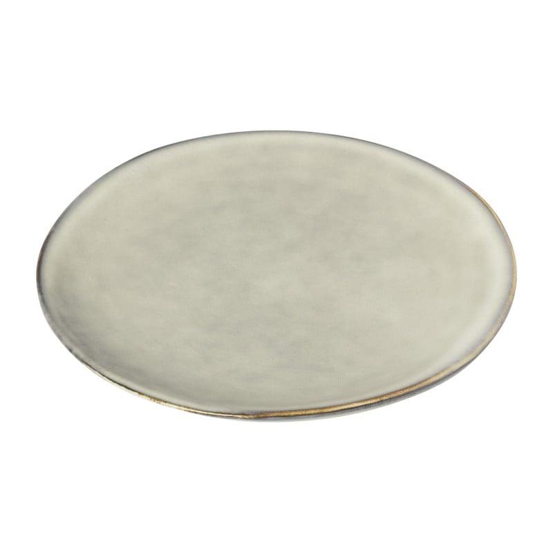 Gebaksbordje Toscane - grijs - &Oslash;15.5 cm