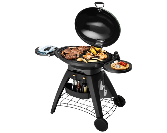 BeefEater BIGG BUGG 2 burner BBQ with Trolley - Eucalyptus Green