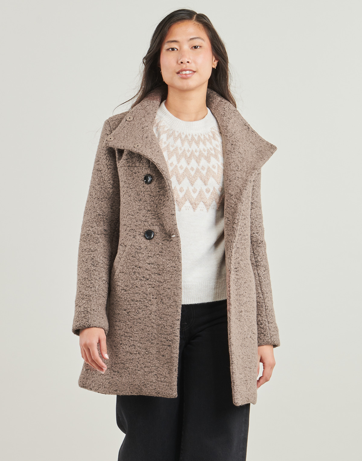 Only - ONLNEWSOPHIA WOOL - Brown