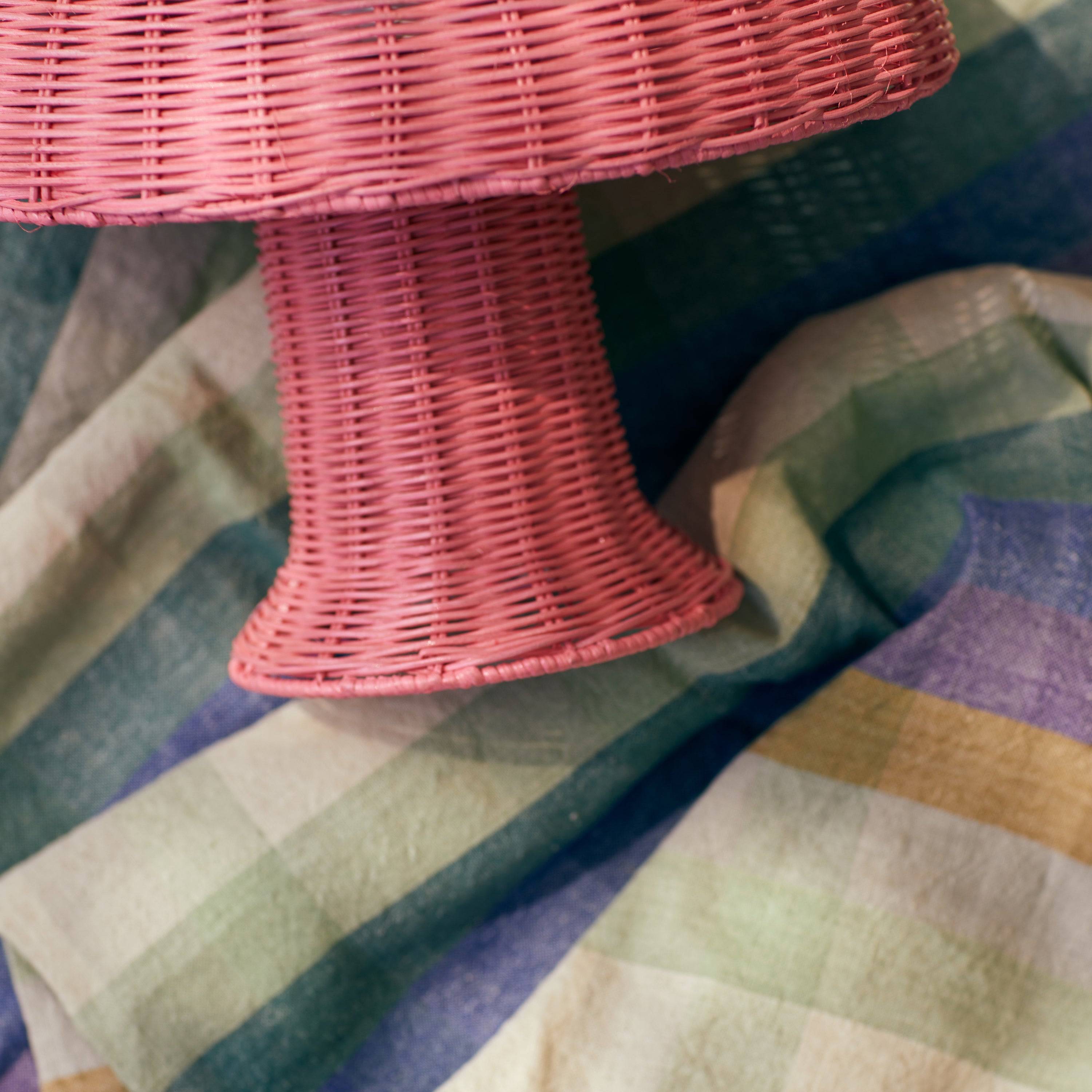 HKliving Rattan Tafellamp - Blush