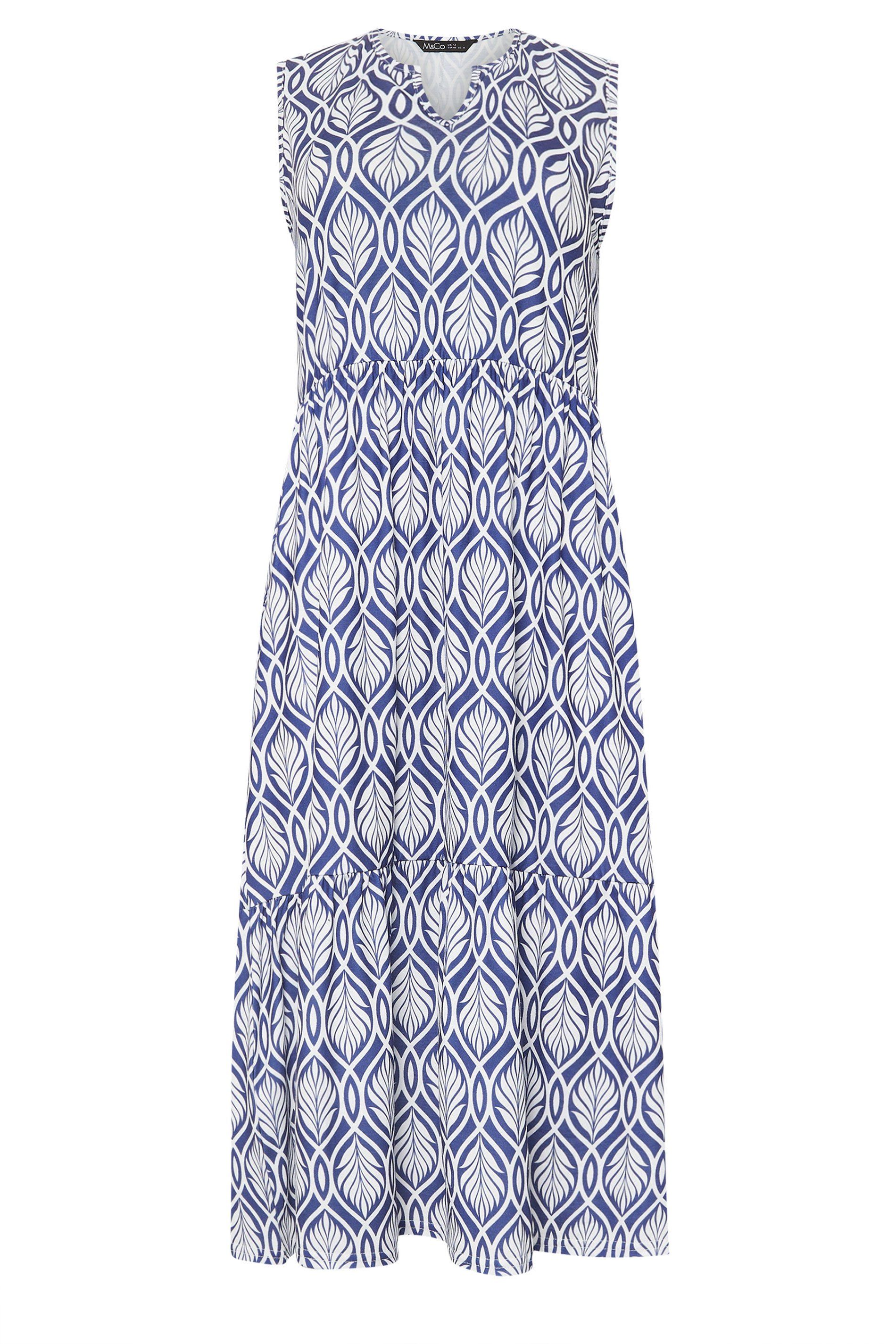 M&Co Petite Abstract Print Dress