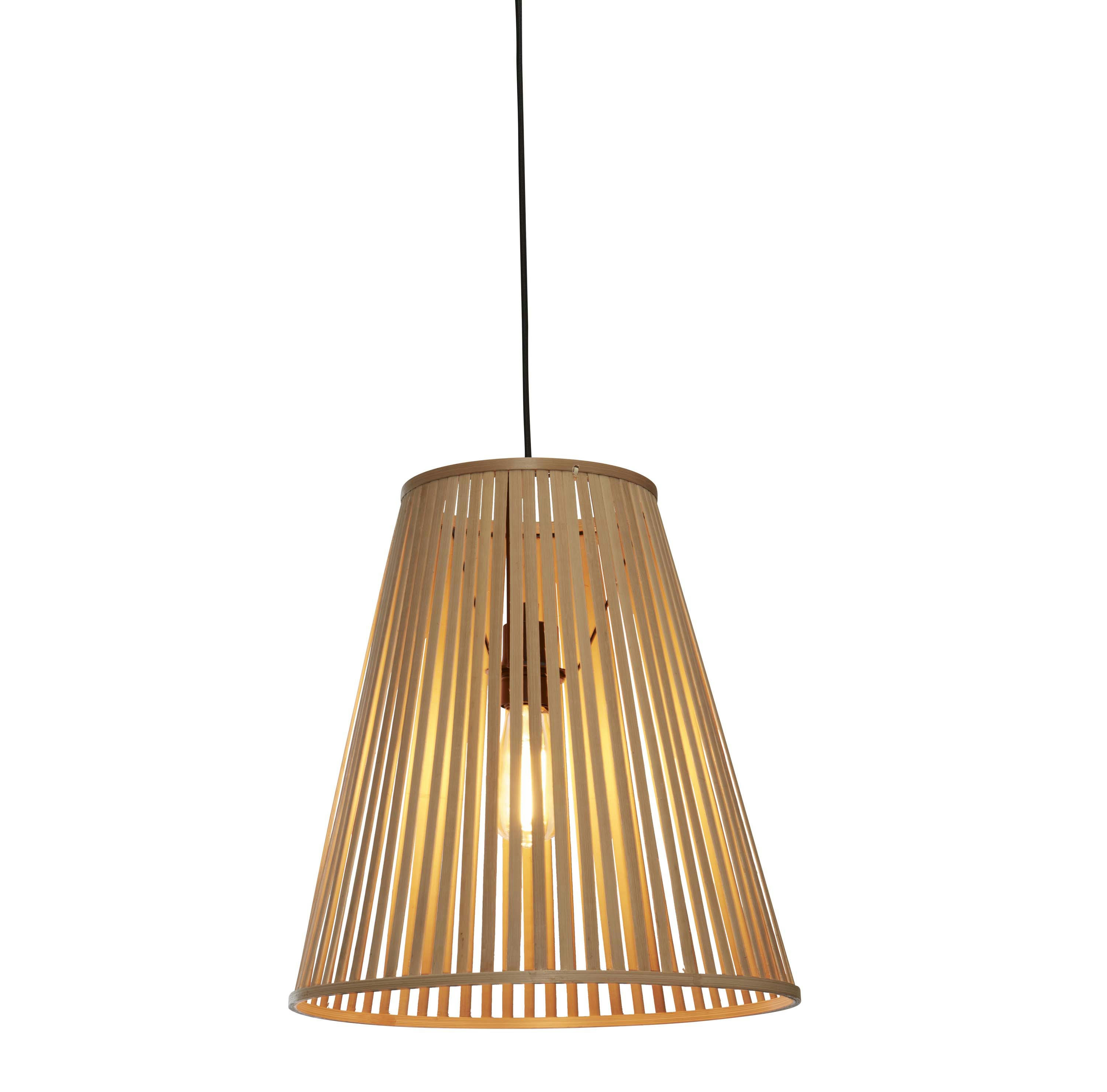 MERAPI - Suspension bambou  naturel, h. 42cm