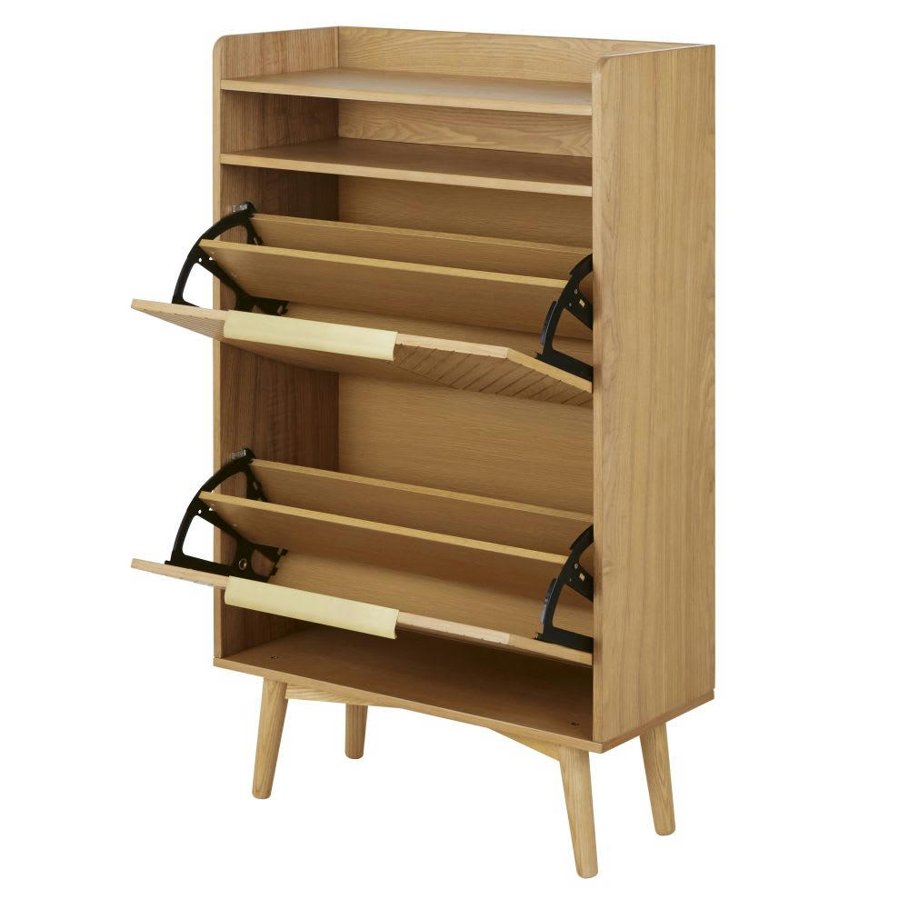 Axelle - Meuble à chaussures vintage 2 casiers