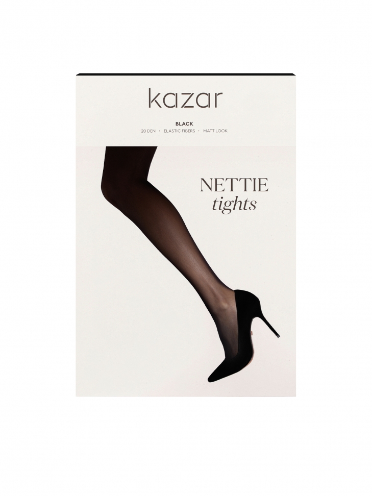 Plain black matte tights 20 DEN