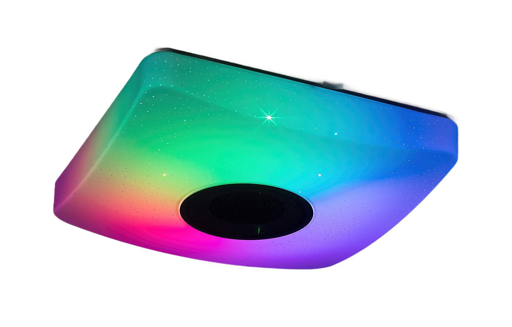 Plafon Murry z pilotem kwadratowy biały LED 1x18W 36,5cm IP20 Rabalux