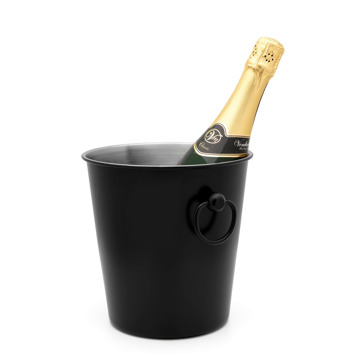 Leopold Vienna - Champagnekoeler RVS zwart