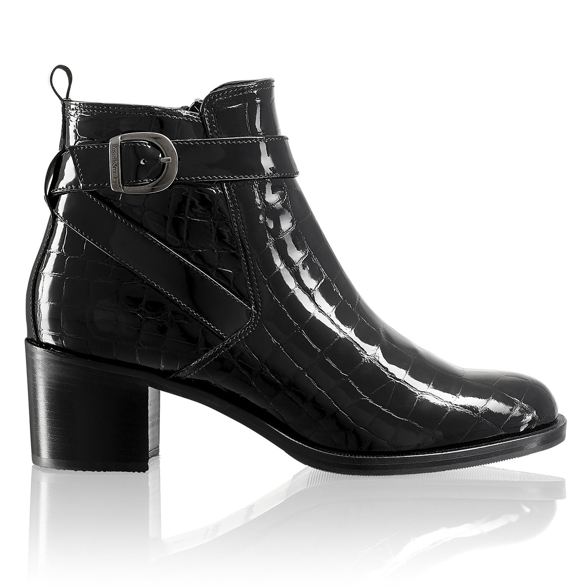 Russell & Bromley BELGRAVE Block Heel Ankle Boot