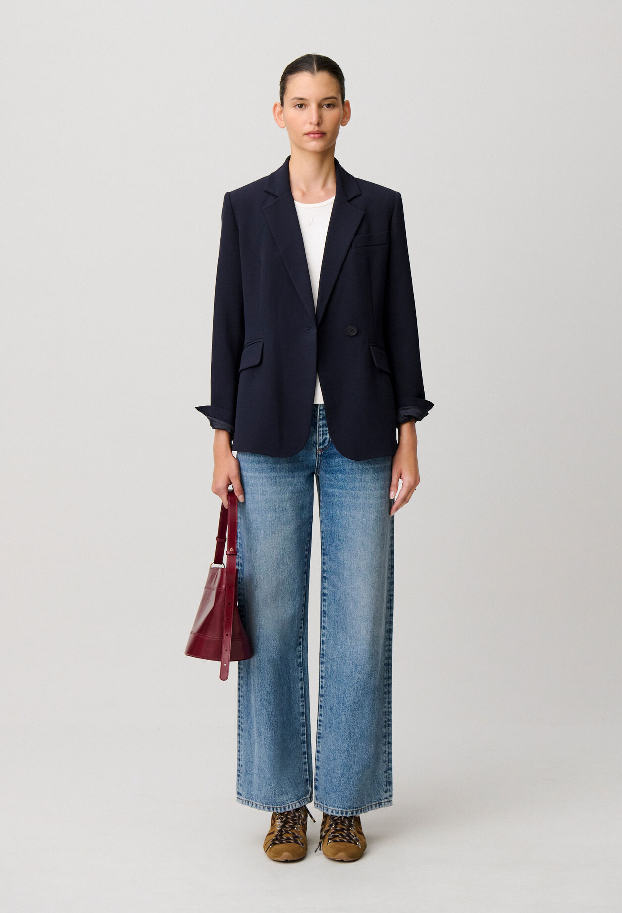 Veste tailleur croisée
