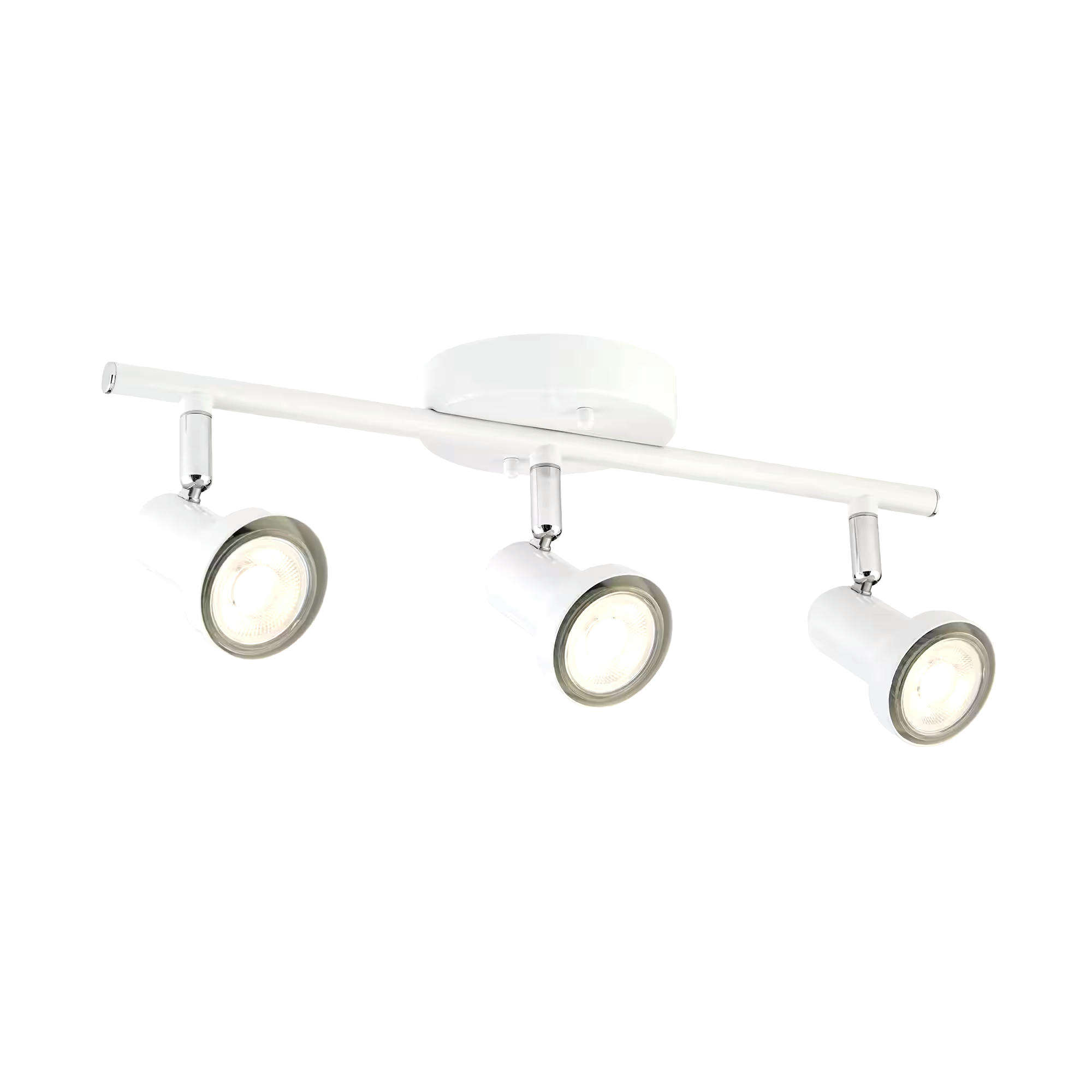 NOMA Summerhill 3-Light Track Light Fixture, Gloss White