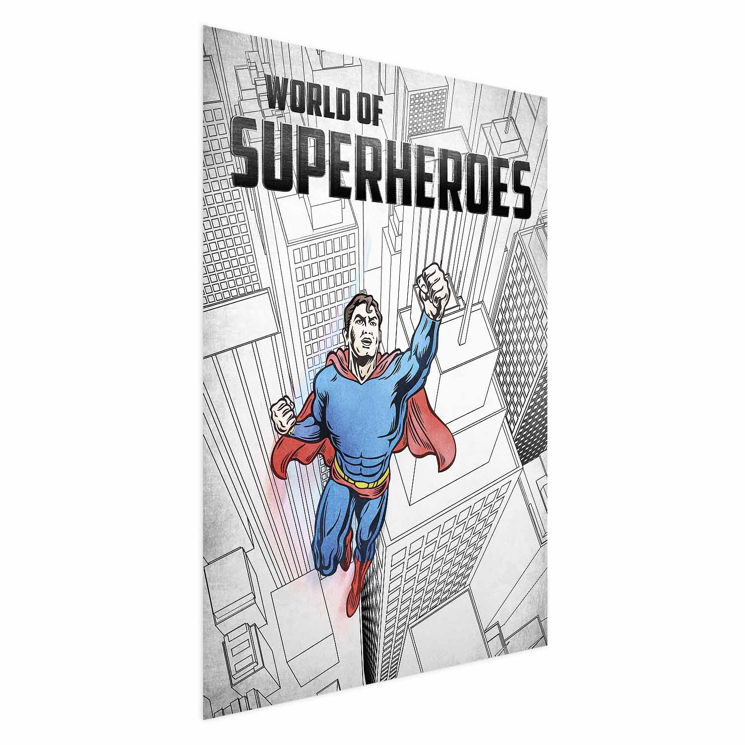 Plakat Superheroes 21x30 cm
