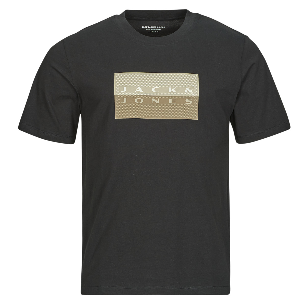 Jack & Jones - JCOFUSION DOTS PRINT - Black