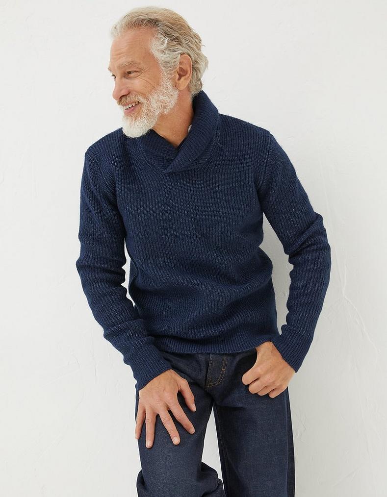 Calder Shawl Neck Jumper