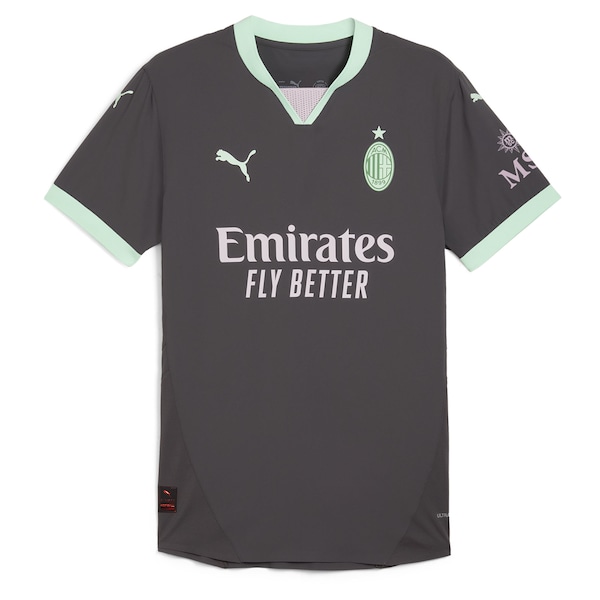 AC Milan Puma 2024/25 Third Authentic Jersey - Charcoal
