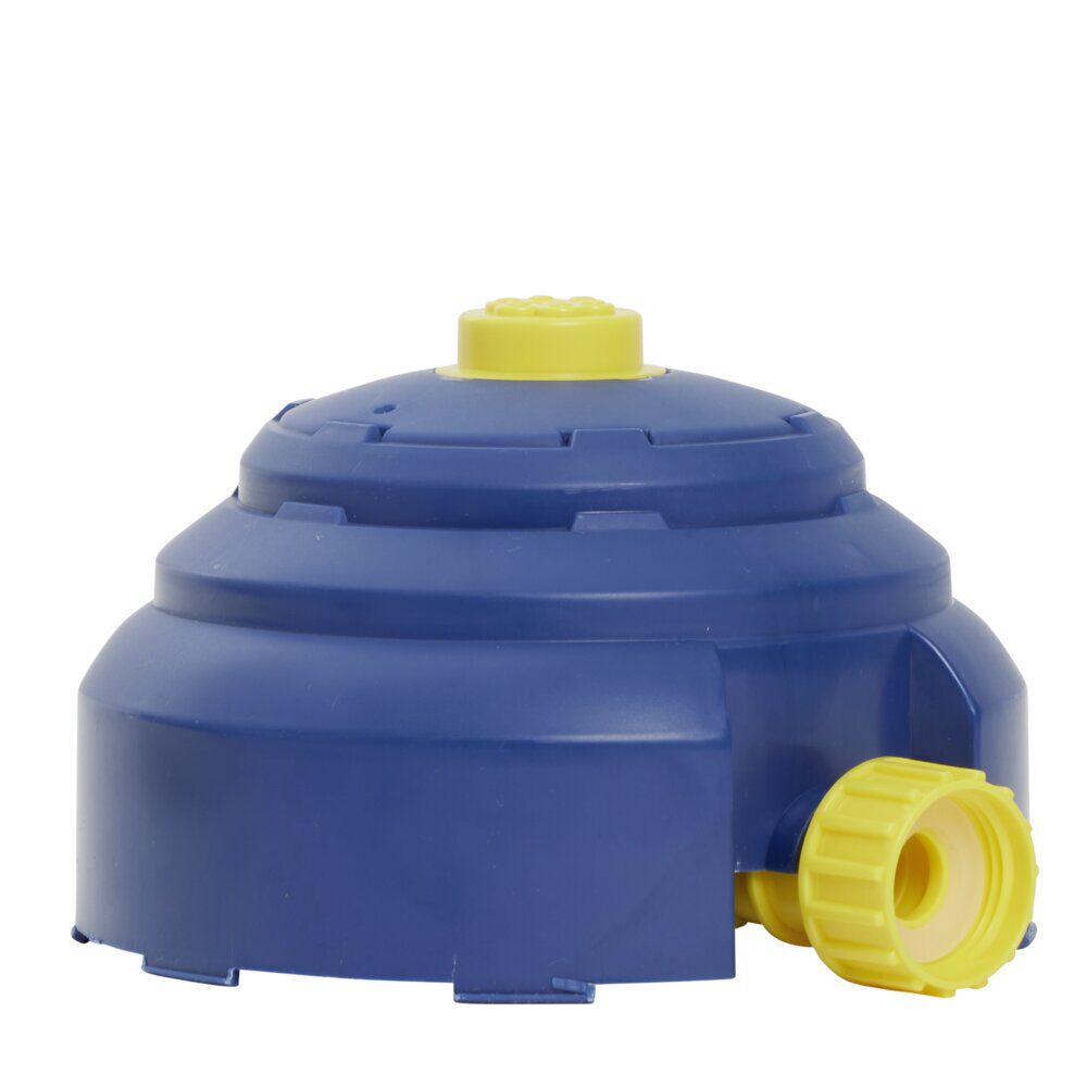 Fusée à eau rocket bleue et orange Ø18xH25cm