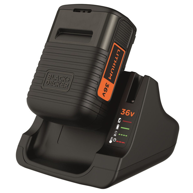 Batterie Lithium-Ion 36 V 2 Ah avec chargeur BLACK DECKER