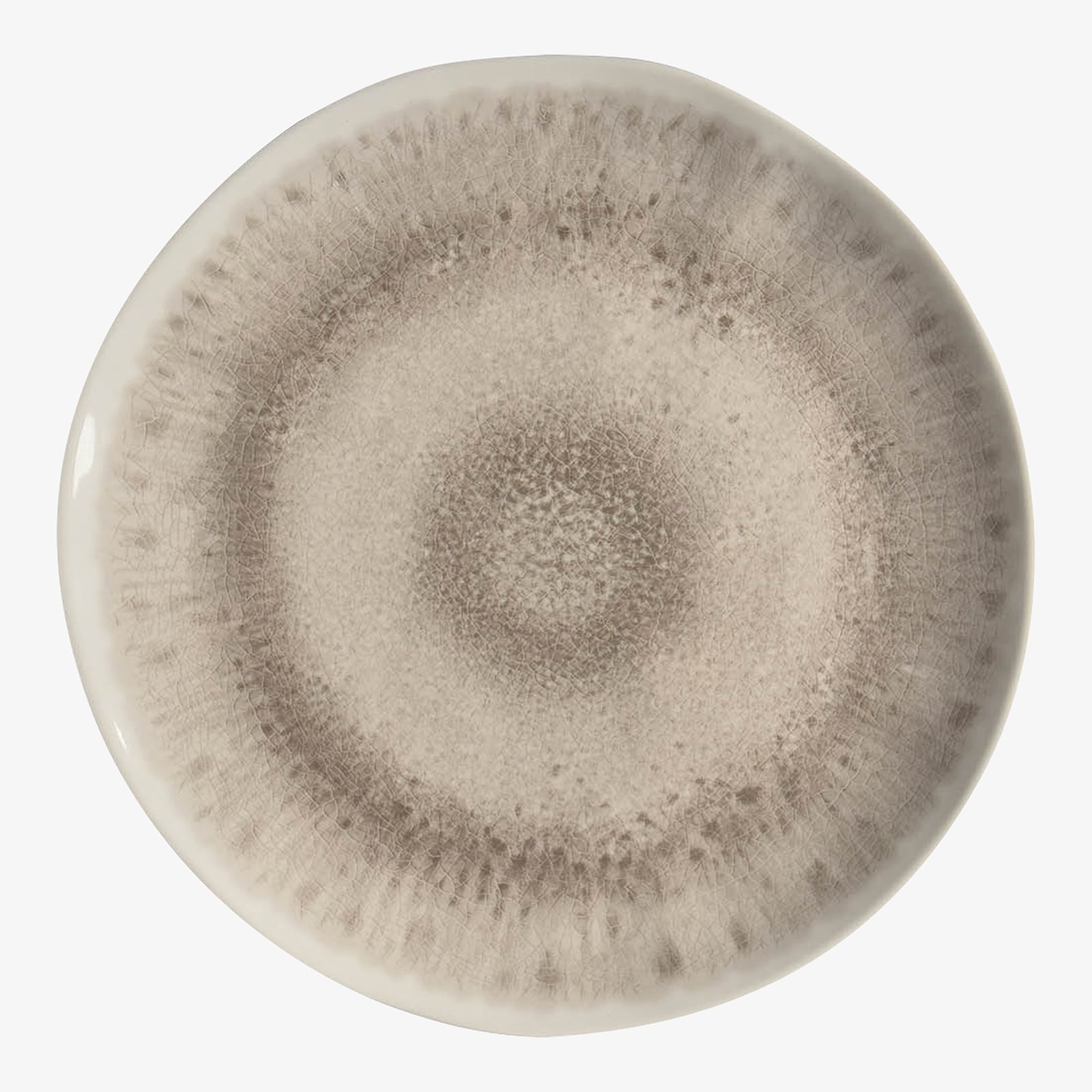 Melamin-Frühstücksteller Veda Grau, ⌀ 23 cm, H 20 mm