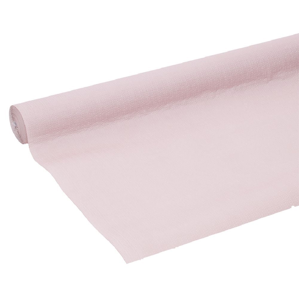 Nappe en papier gaufré rose 20m