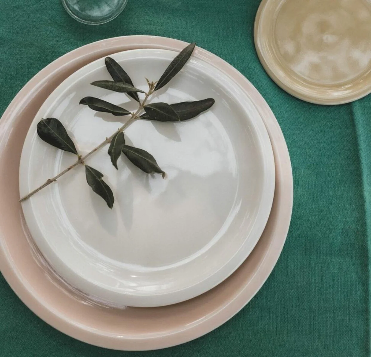assiette à dessert craie