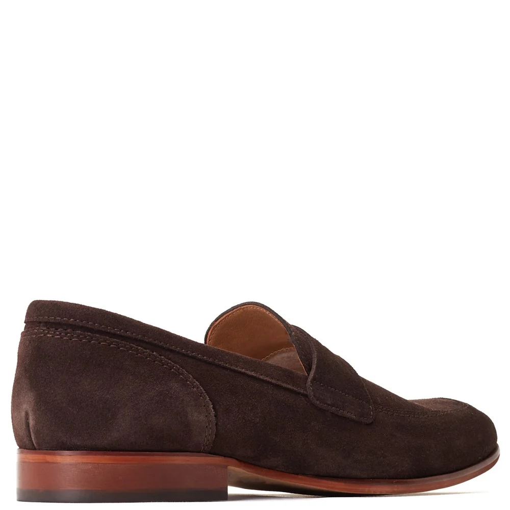 Base London Bruno Suede Penny Loafers