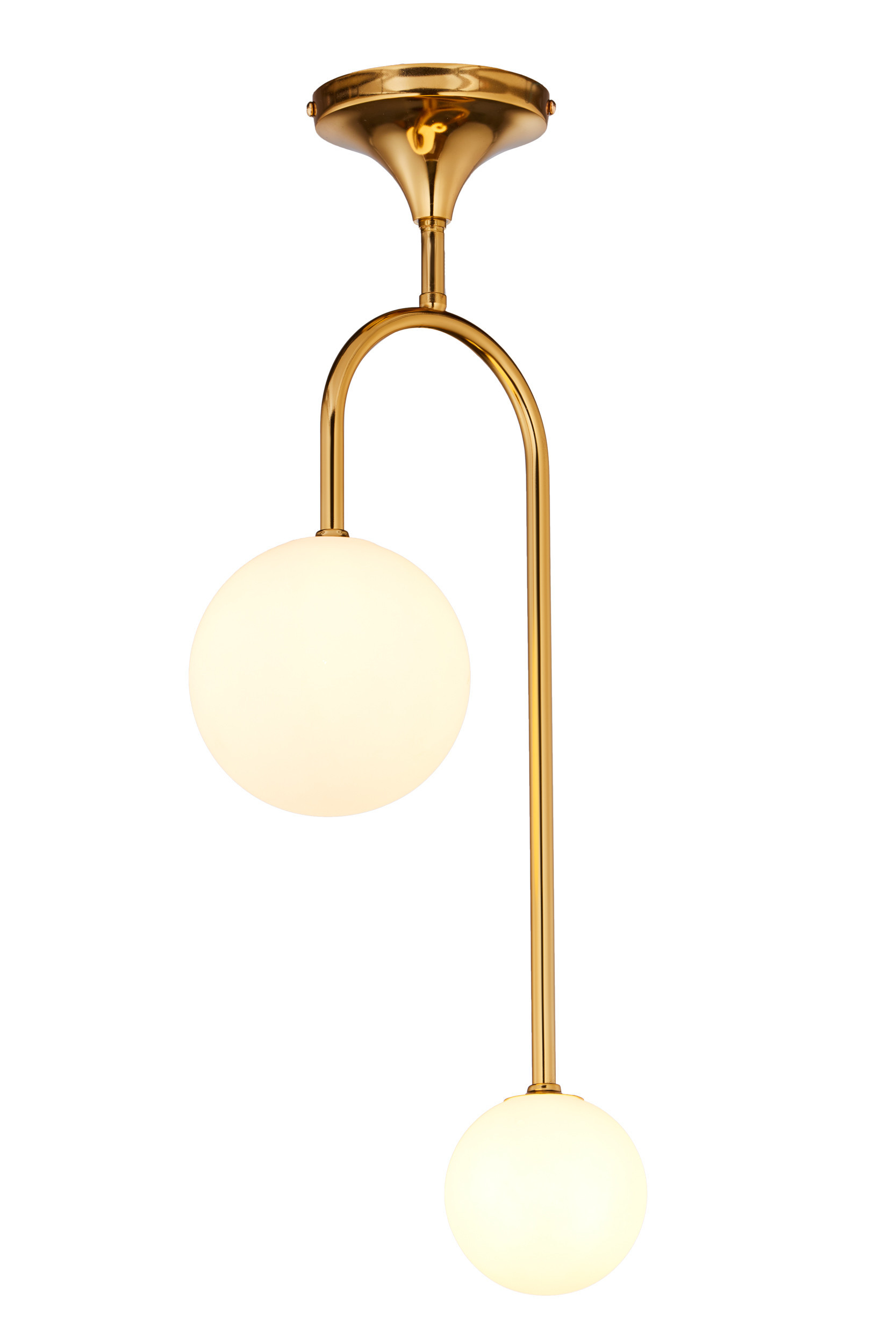 Lampa sufitowa SELENzłoto-biała 2xG9x14W IP20 Jupiter